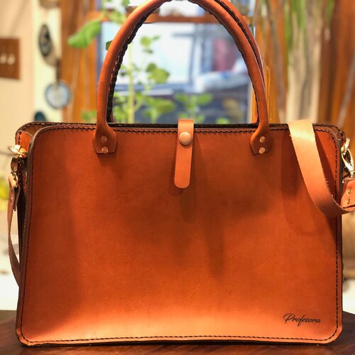 Elegant Leather Laptop Briefcase Pattern DIY PDF and SVG Etsy