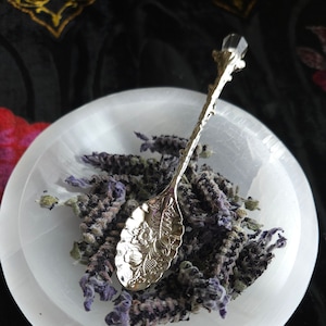 Resin Crystal Teaspoon: Kitchen Witch Apothecary Spoon (4.5&quot;)