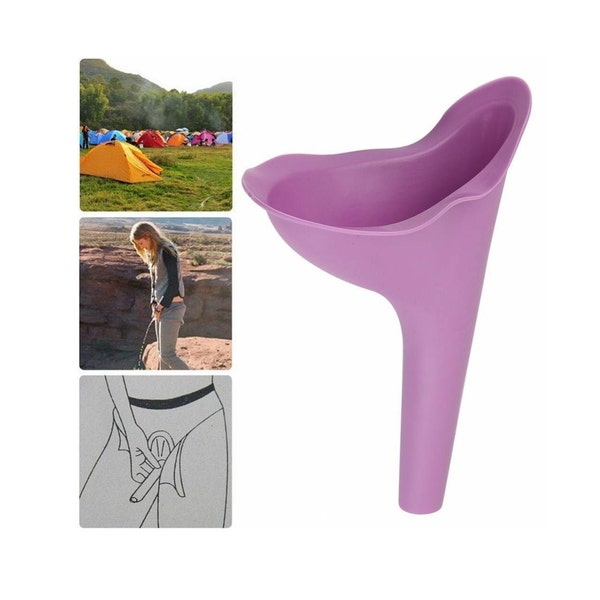 New Portable Woman She Female Ladies Urinal Urine Wee Funnel Camping Travel Loo