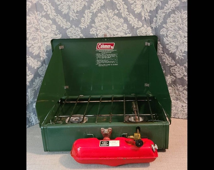 Vintage Coleman 2 Burner Camp Stove Model 425F Vintage Coleman Vintage