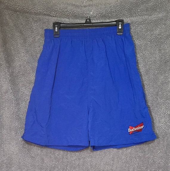 Vintage Budweiser Swimming Trunks Embroidered 1997 Of… - Gem