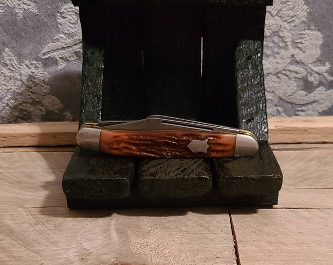 Vintage Camillus 67 3 Blade Pocket Knife New York USA Vintage Pocket Knives Etsy