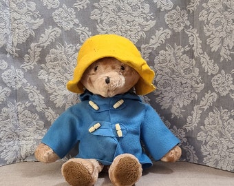 Details about    Vintage Eden Paddington  Bear Soft Toy 11 Inches tall Gifts Collectors 