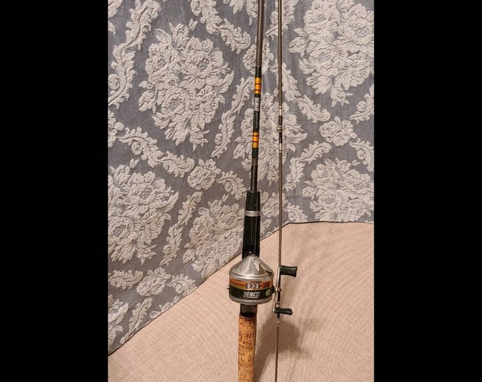 Vintage Zebco 33 Fishing Reel With Vintage Zebco Centennial Twopiece 6