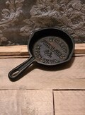 Vintage Cast Iron Advertising Skillet Pan Miniature Beckett Furniture Co. Logan, W.Va Antique Cast Iron Skillet Vintage Cast Iron Skillet