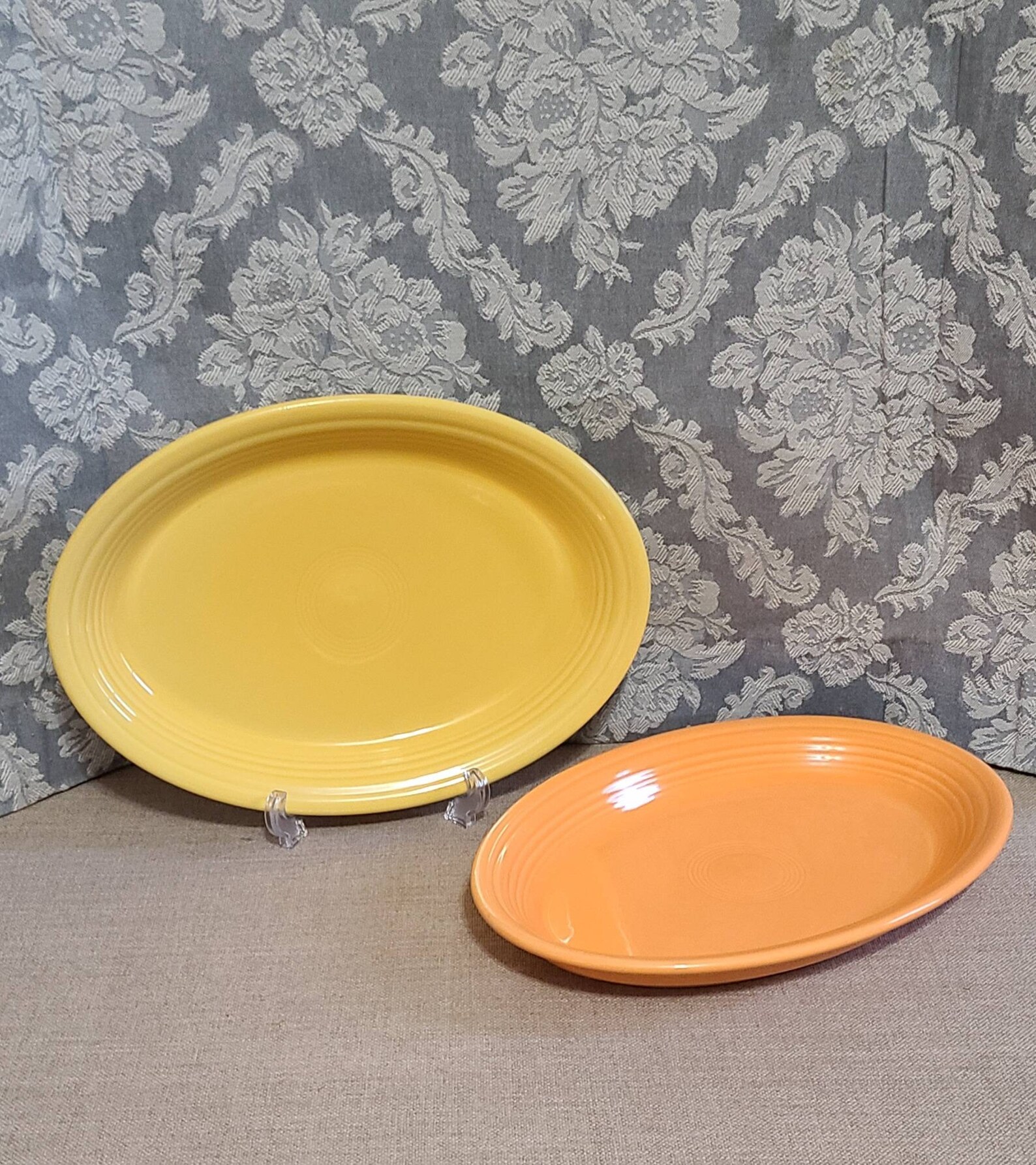 Vintage Homer Laughlin Fiesta Ware Oval Platters Vintage Homer Etsy