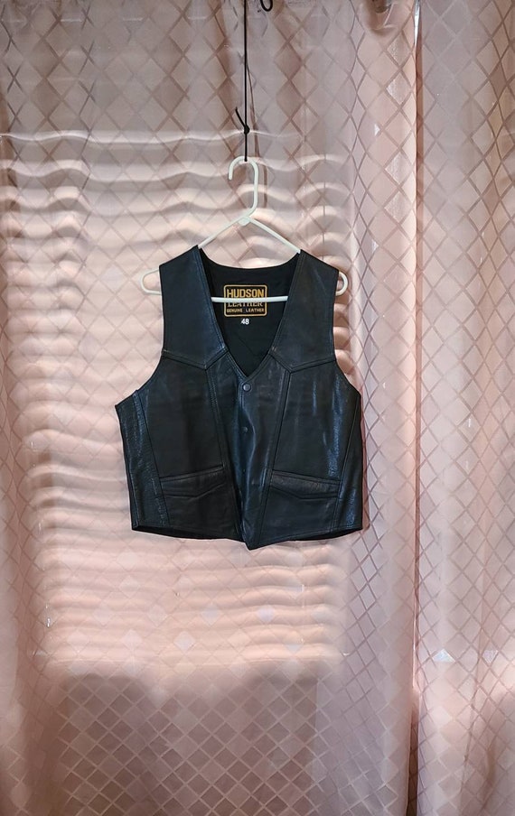 Vintage Hudson Leather Vest