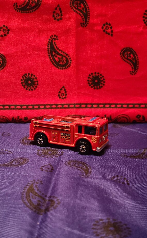 Vintage Hot Wheels Fire Trucks Diecast Mattel Malaysia 1976 Etsy