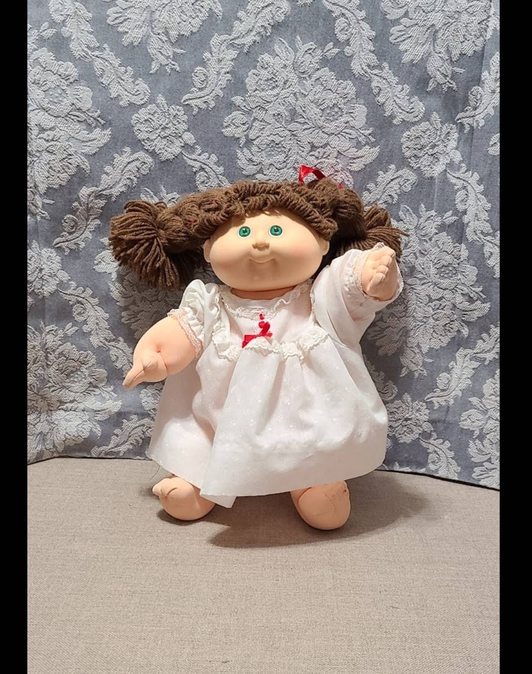 Cabbage Patch Kids Doll 1990 1st Edition Hasbro Posable Brown | Etsy