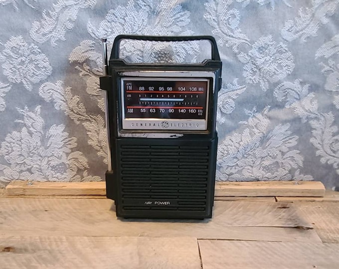 Vintage General Electric Two Way Power AM-FM Radio - Etsy