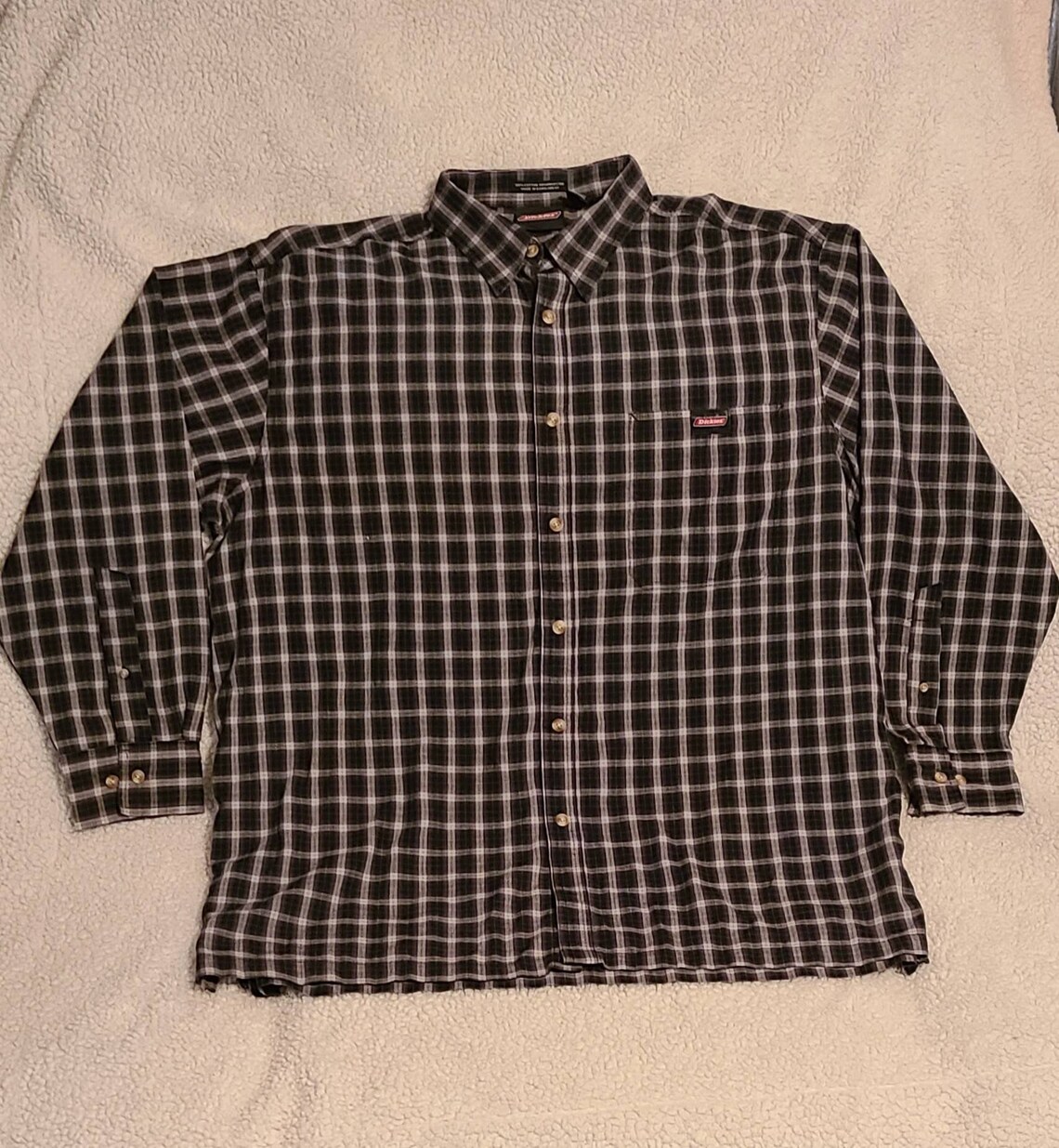 Vintage Dickies Mens Dress Shirt XXL Vintage Button Down Shirt Etsy.de