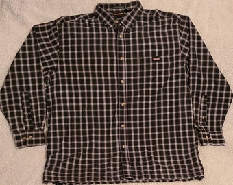 Vintage Dickies Mens Dress Shirt XXL Vintage Button Down Shirt Vintage Longsleeve Dress Shirts Vintage Longsleeve T-Shirt Vintage Dickies