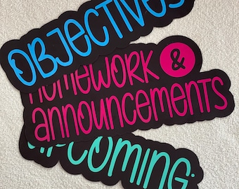 White Board Custom Magnetic Labels, White Board Magnet,first year teacher,classroom decor,school gift, last minute gift,teacher appreciation