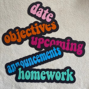 White Board Custom Magnetic Labels, White Board Magnet,first year teacher,classroom decor,school gift, last minute gift,teacher appreciation immagine 7