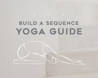 'Build a SSerie' Yoga Guide, Yoga Lehrer Klassenplaner, Yoga S runden Planer, PDF Arbeitsblatt, druckbar, Instant Download