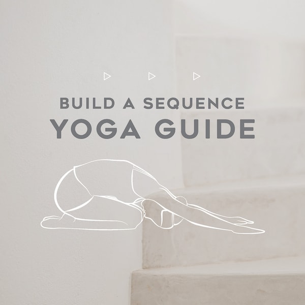 Build a Sequence Yoga Guide, Yoga Teacher Class Planner, Yoga Sequence Planner, PDF Worksheet, Printable, Instant Download
