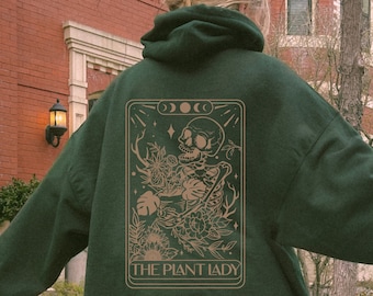 Pflanzen Dame Sweatshirt Tarot Hoodie Just One More Pflanzen Sweatshirt Verrückte Pflanzen-Lady Gartenarbeit Hoodie Pflanzen-Liebhaber-Geschenk
