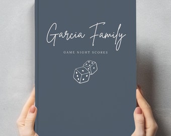 Family Game Night Score Book Family Gaming Gift for Board Game Lover Gifts Wedding Gift for Couples Game Night Family Fun Gift Family Gifts