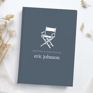 Director Gift Personalized Journal Producer Gift for Film Lover Gift Musicals Notebook Movie Lover Gift for Movie Script Film School Gift