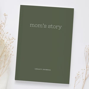 Mom Story Journal Keepsake Gift Mom I Want To Hear Your Story Memory Journal for Mom Birthday Gift Personalized Journal Custom Memory Book