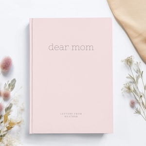 Querida mamá Cartas de diario personalizadas a mamá Diario personalizado Diario de duelo Regalo conmemorativo de mamá Cuaderno personalizado Recordando a mamá Regalo de duelo
