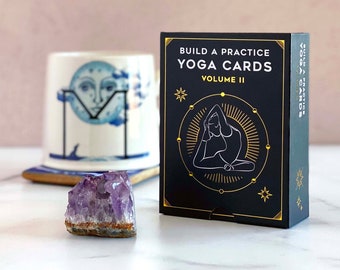 Volume II Yoga Cards Build a Practice Yoga Cards Asana Flashcards Yoga Poses Meditation