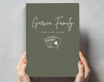 Familienspielabend Score-Buch Familien-Gaming-Geschenk für Brettspiel-Liebhaber Geschenke Hochzeitsgeschenk für Paare Spielabend Familie Spaß Geschenk Familiengeschenke