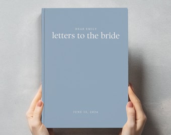 Something Blue Letters to the Bride Book Bridal Shower Gift from Bridal Party to Bride Keepsake Wedding Gift Bride Something Blue for Bride