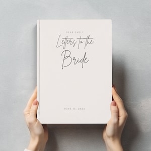 Cartas para a noiva, livro de chá de panela, presente de festa de noiva para lembrança de noiva, chá de panela, livro de visitas, casamento personalizado