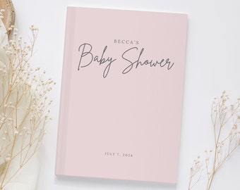 Libro de visitas para baby shower, libro para baby shower, recuerdo para bebé, libro de firmas para baby shower, libro personalizado, deseos para bebé, regalo personalizado para baby shower