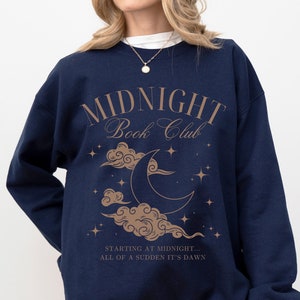 Book Club Sweatshirt Gift for Reader Bookish Sweater Book Lover Gift for Bookworm Gift Reading Sweatshirt Fantasy Book Lovers Dark Academia
