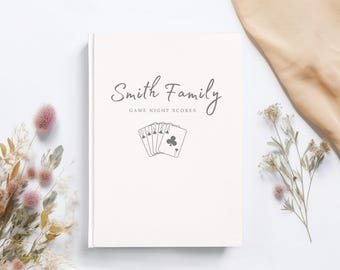 Family Game Night Score Book Family Gaming Gift for Board Game Lover Gifts Wedding Gift for Couples Game Night Family Fun Gift Family Gifts