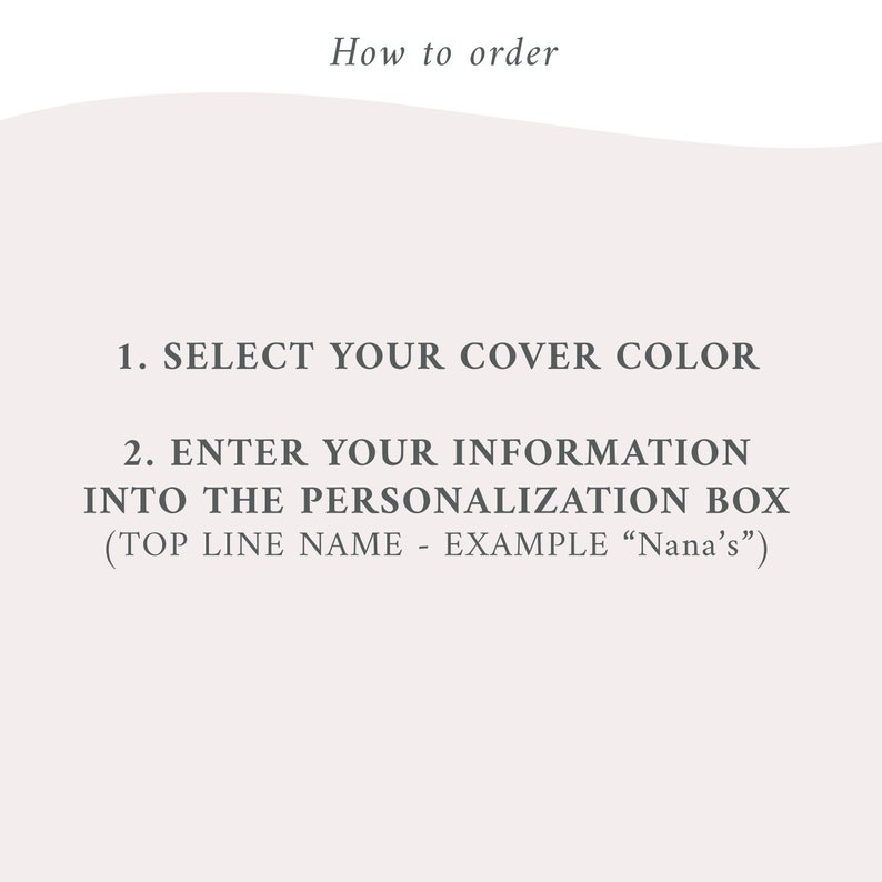 Custom Recipe Book Personalized Gift for Grandma Recipe Journal Family Keepsake Recipes Cookbook Blank Recipe Book Mother in Law Gift Nana