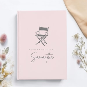 Director Gift Personalized Journal Producer Gift for Film Lover Gift Musicals Notebook Movie Lover Gift for Movie Script Film School Gift
