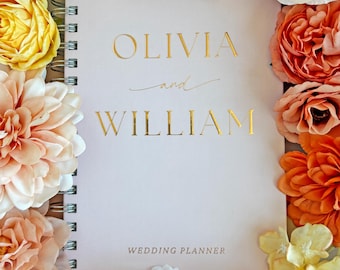 Wedding Planner Book Personalized Wedding Planning Organizer Bridal Shower Gift for Bride Couple Engagement Gift Idea for Future Mrs
