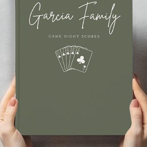 Family Game Night Score Book Family Gaming Gift for Board Game Lover Gifts Wedding Gift for Couples Game Night Family Fun Gift Family Gifts
