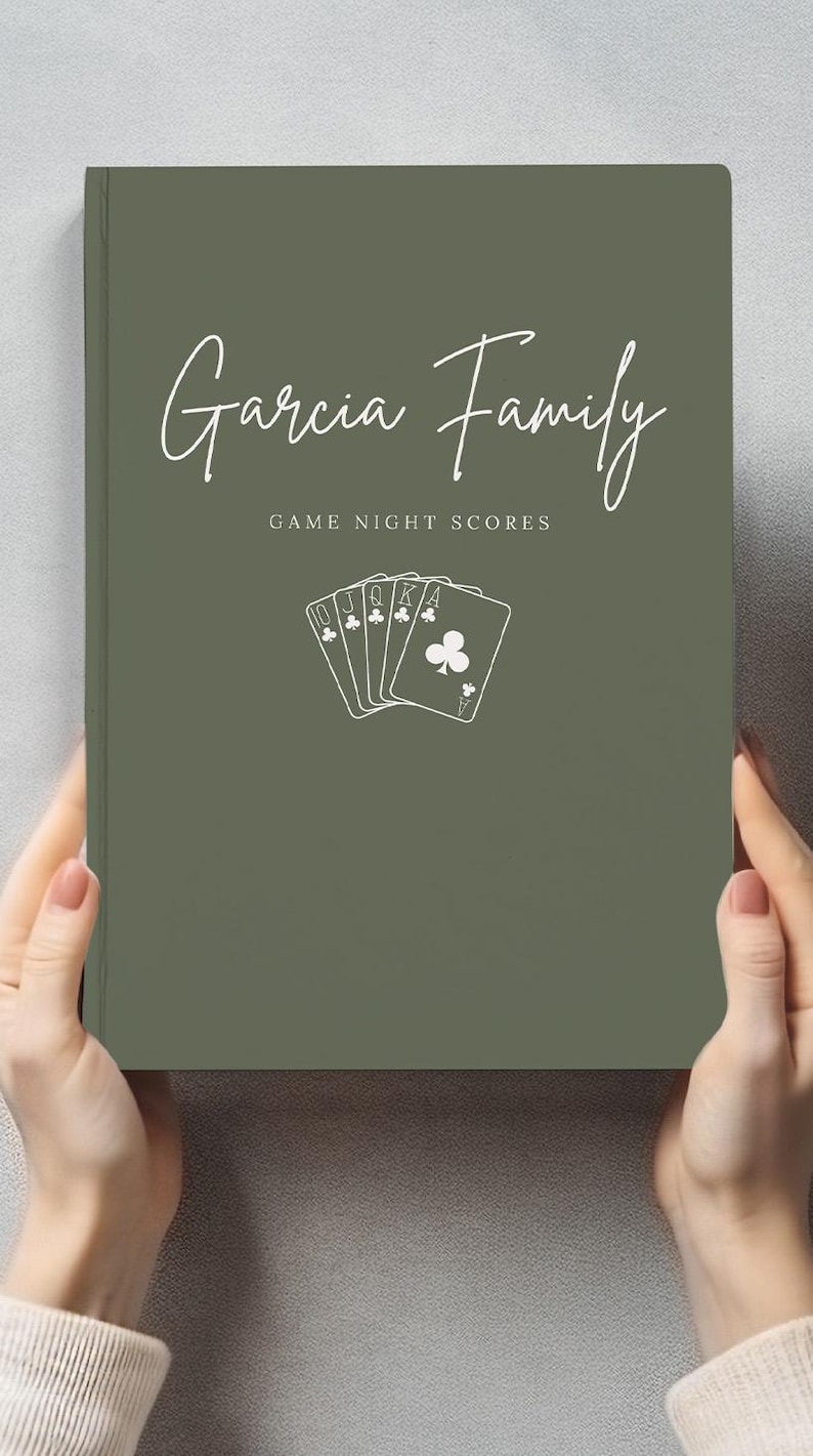 Family Game Night Score Book Family Gaming Gift for Board Game Lover Gifts Wedding Gift for Couples Game Night Family Fun Gift Family Gifts