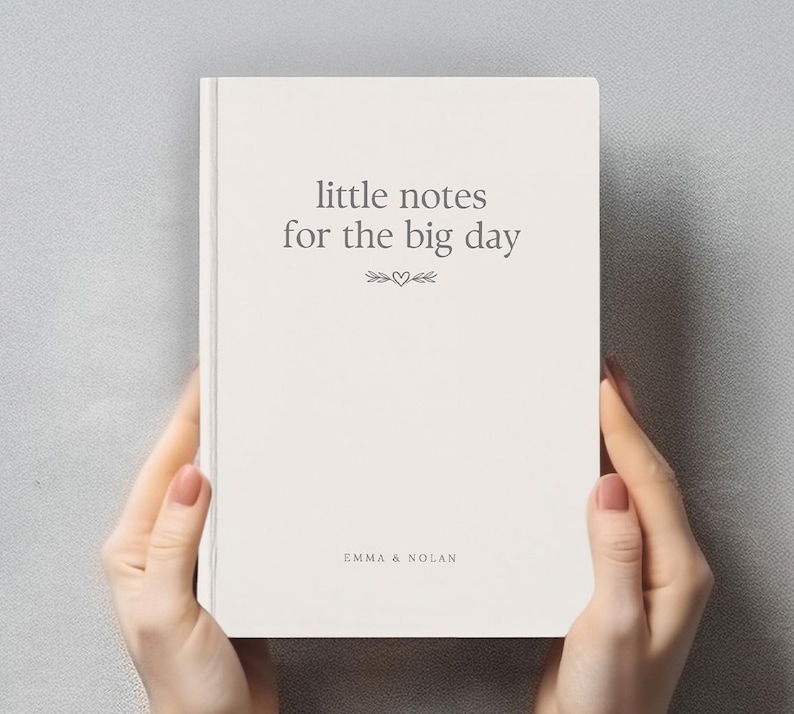 Wedding Notebook Engagement Gift Future Bride Gift Couple Engagement Personalized Journal Bridal Shower Gift from Bridal Party to Bride