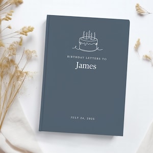 Custom Birthday Guest Book Birthday Letters 30th Birthday Party Personalized Guest Books 60th Birthday Book Milestone Birthday Sweet Sixteen