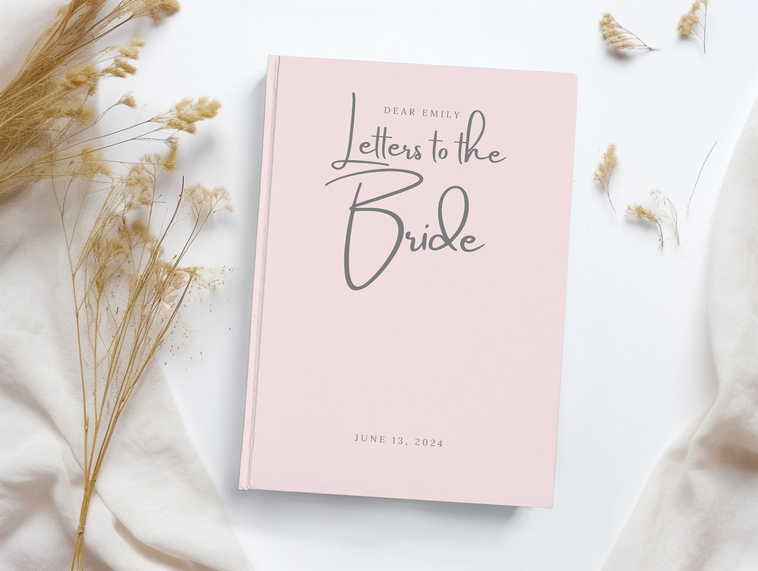 Something Blue Letters to the Bride Book Bridal Shower Gift from Bridal Party to Bride Keepsake Wedding Gift Bride Something Blue for Bride