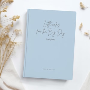 Wedding Notebook Engagement Gift Future Bride Gift Couple Engagement Personalized Journal Bridal Shower Gift from Bridal Party to Bride