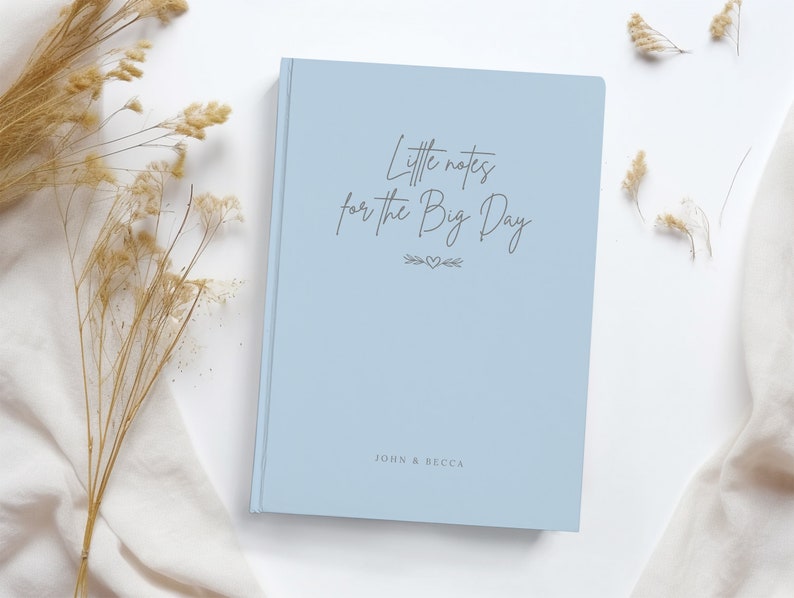 Wedding Notebook Engagement Gift Future Bride Gift Couple Engagement Personalized Journal Bridal Shower Gift from Bridal Party to Bride