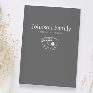 Family Game Night Score Book Family Gaming Gift for Board Game Lover Gifts Wedding Gift for Couples Game Night Family Fun Gift Family Gifts