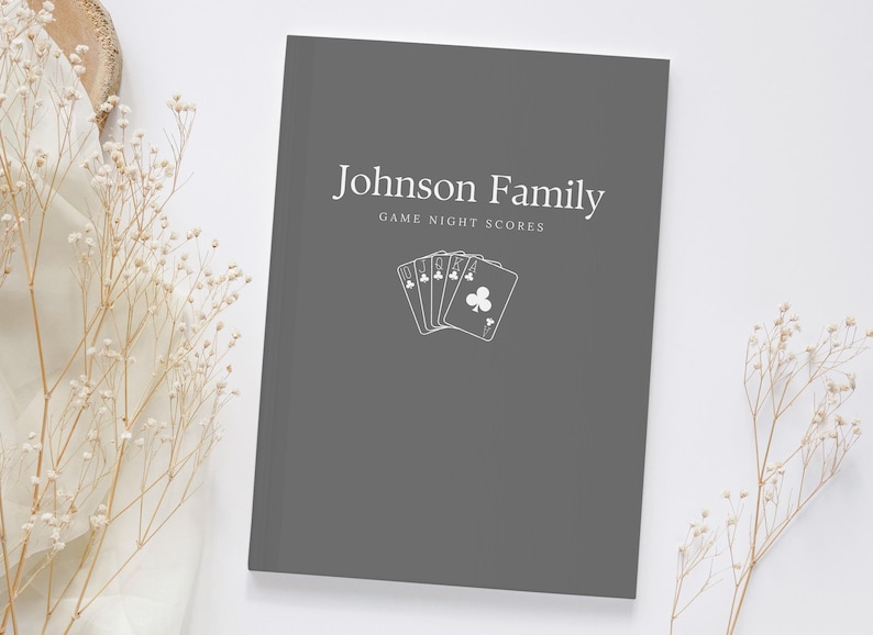 Family Game Night Score Book Family Gaming Gift for Board Game Lover Gifts Wedding Gift for Couples Game Night Family Fun Gift Family Gifts