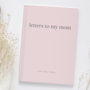 Querida mamá Diario Cartas a mi mamá Cuaderno de regalo conmemorativo Diario personalizado Cuaderno de diario personalizado Diario de duelo Regalo de simpatía de la madre