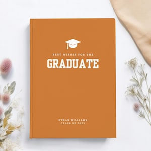 Graduation Party Guest Book Class of 2025 Grad Party Book High School Grad Party Gift Keepsake College Graduation Custom Guest Book
