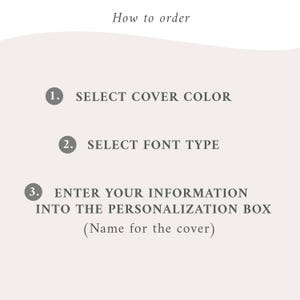 Custom Recipe Book Cookbook Wedding Gift Idea Cooking Gift for Her Moms Christmas Gift Personalized Journal Recipe Notebook Gifts for Chefs