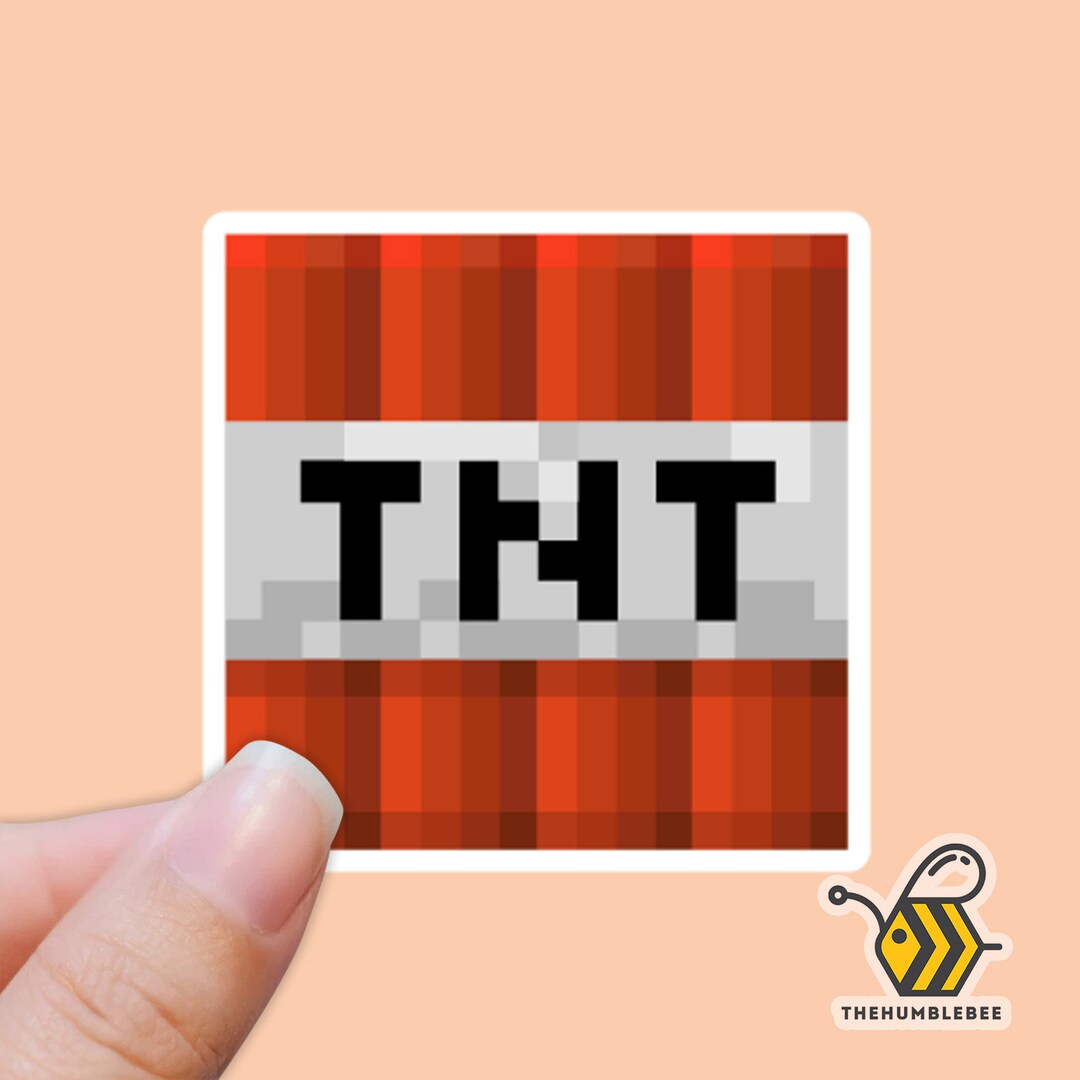 Minecraft Sticker Minecraft Bottle Laptop Waterproof Etsy