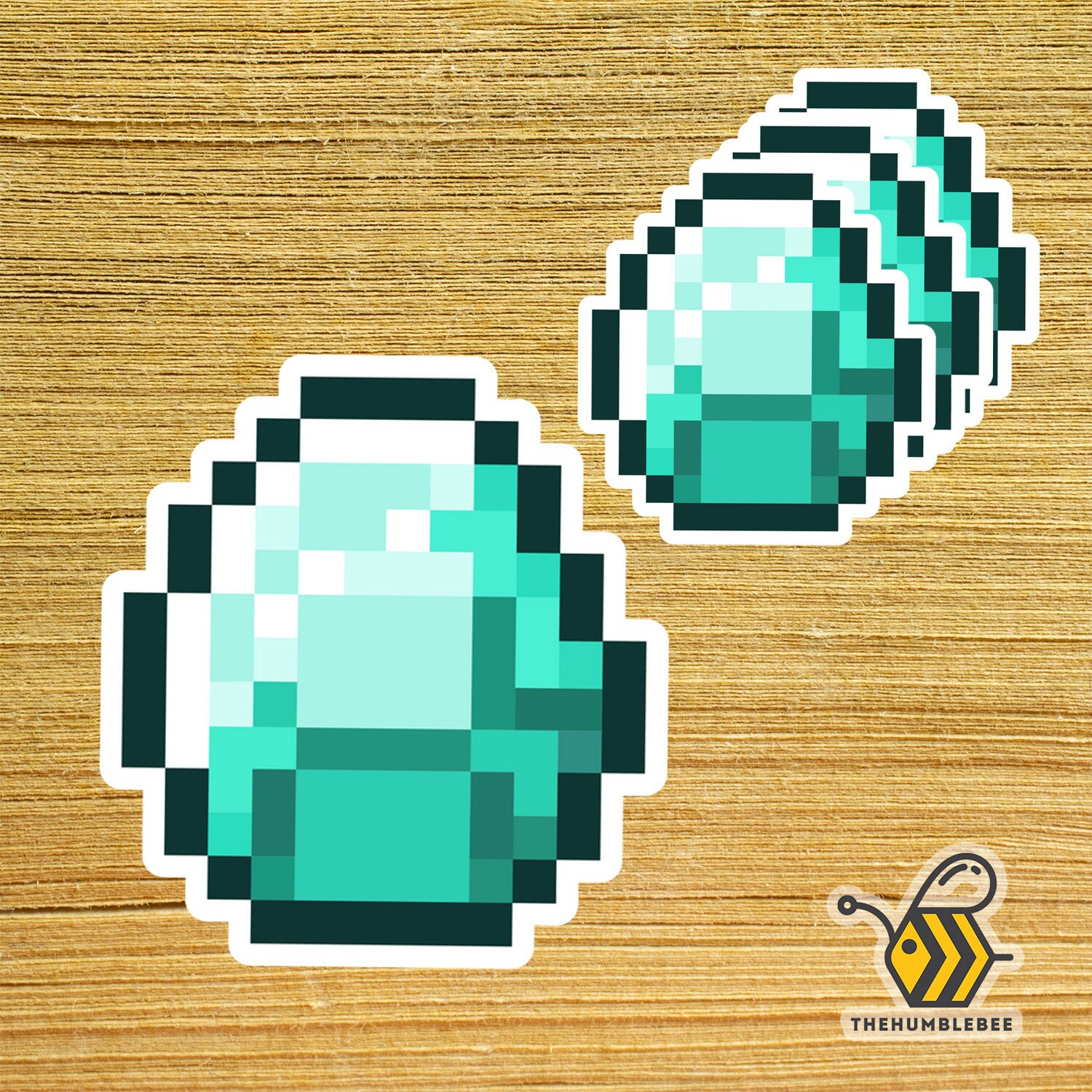 Minecraft Sticker Minecraft Bottle Laptop Waterproof Etsy