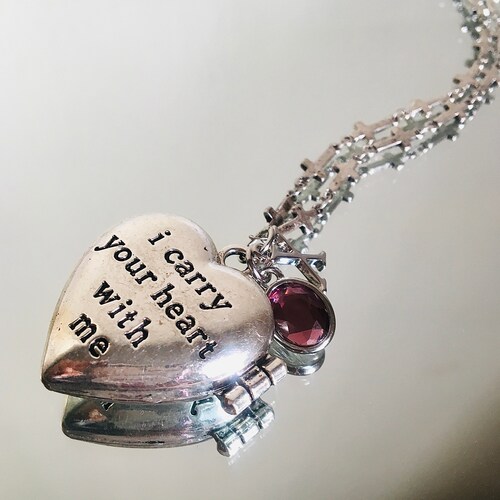 BIG Lion Heart Locket Necklace Leo Lion Costume Novelty Etsy